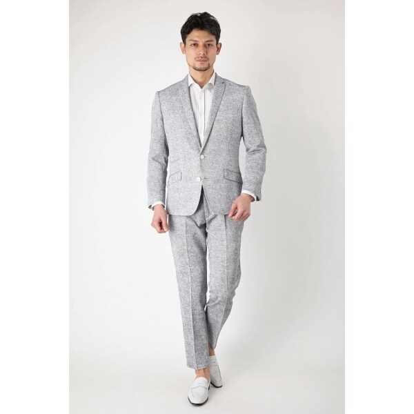 ハイストリート（HIGH STREET）/HIGH STREET∴先染めテクノストレッチプリントJK_4