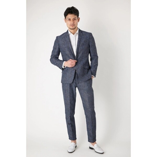 ハイストリート（HIGH STREET）/HIGH STREET∴先染めテクノストレッチプリントJK_18
