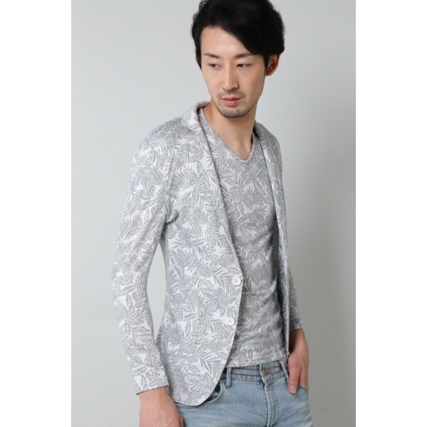 ハイストリート（HIGH STREET）/HIGH STREET∴ボタニカルジャガードカットジャケット