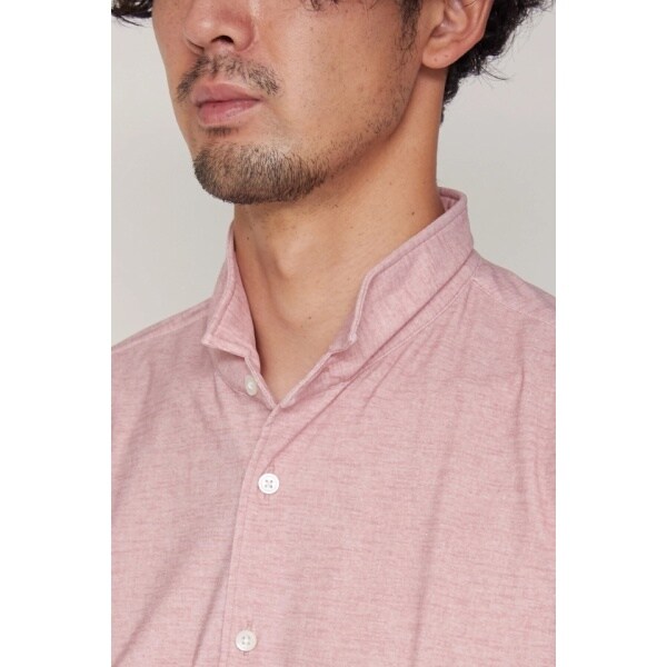 ハイストリート（HIGH STREET）/HIGH STREET∴HTシャンブレープリント7分袖シャツ_6