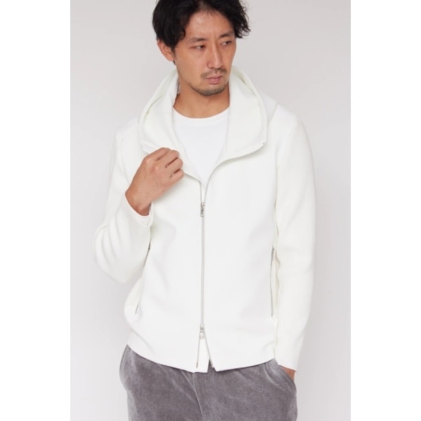 ハイストリート（HIGH STREET）/HIGH STREET∴ニットコンビZIPパーカーブルゾン_1