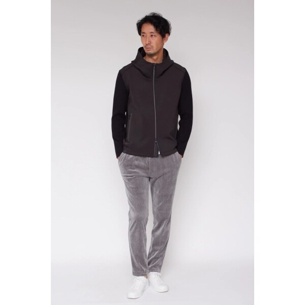 ハイストリート（HIGH STREET）/HIGH STREET∴ニットコンビZIPパーカーブルゾン_3