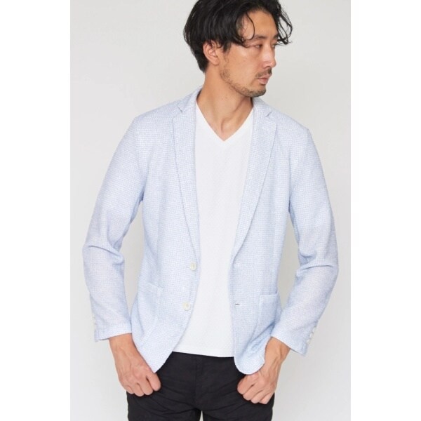 ハイストリート（HIGH STREET）/HIGH STREET∴メランジメッシュジャージジャケットの通販は