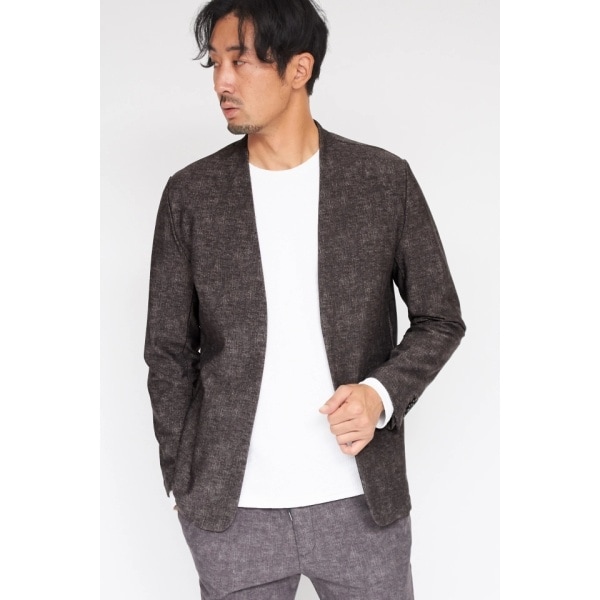 ハイストリート（HIGH STREET）/HIGH STREET∴ヒートパフォーマーノーカラージャケット