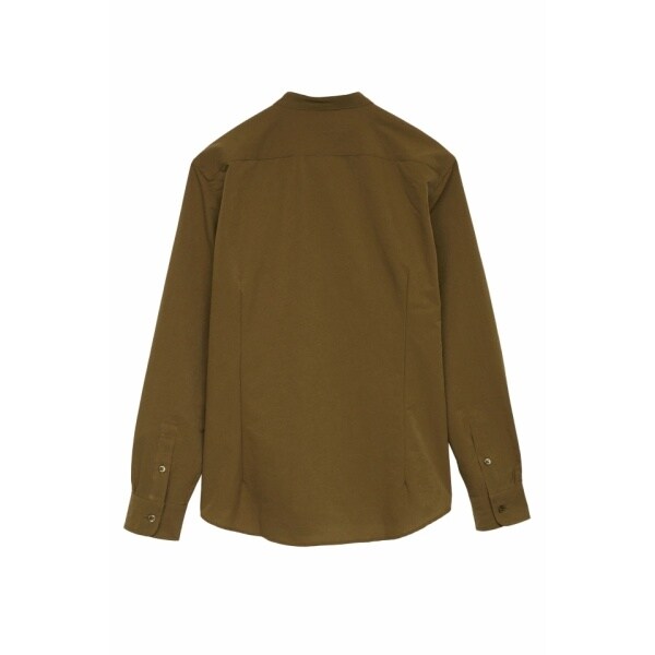 ハイストリート（HIGH STREET）/HIGH STREET∴2WAYストレッチマイクロチェックバンドカラーシャツ_9
