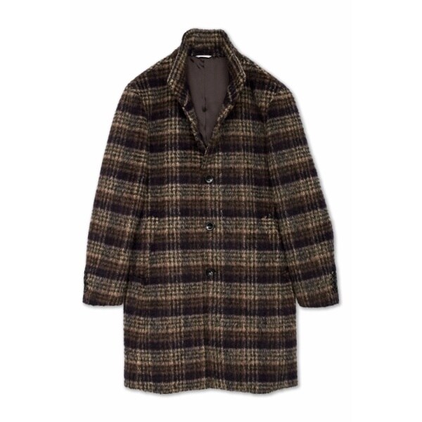ハイストリート（HIGH STREET）/HIGH STREET∴BALLIシャギーチェックスタンドコート_11