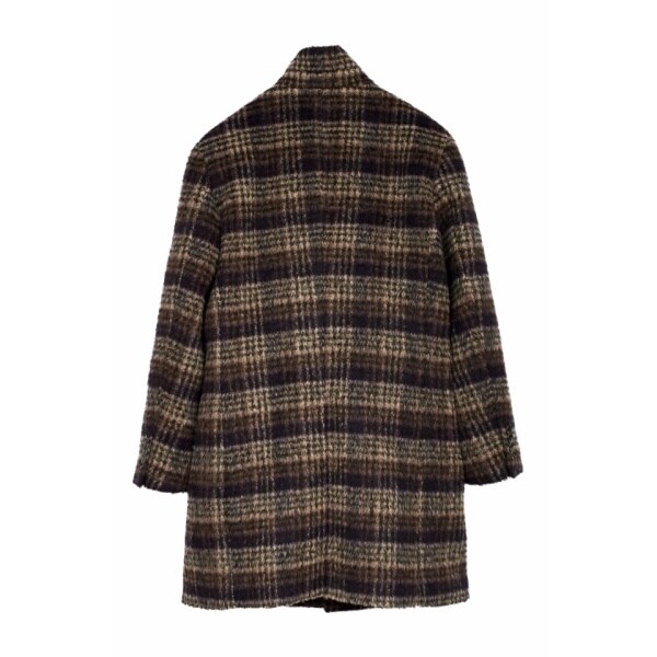 ハイストリート（HIGH STREET）/HIGH STREET∴BALLIシャギーチェックスタンドコート_12