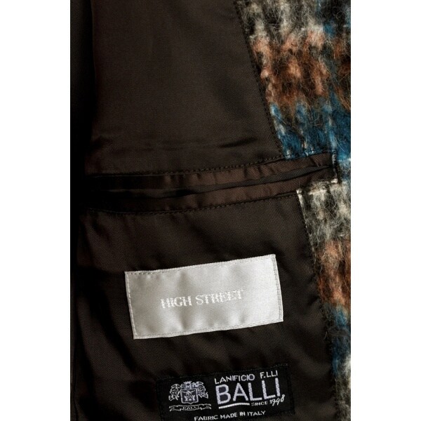 ハイストリート（HIGH STREET）/HIGH STREET∴BALLIシャギーチェックスタンドコート_19