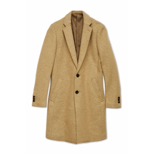 ハイストリート（HIGH STREET）/HIGH STREET∴ブークレー圧縮ウールチェスターコート