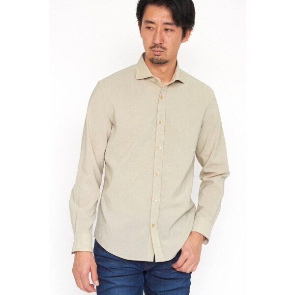 ハイストリート（HIGH STREET）/HIGH STREET∴シック＆シンドライストレッチカッタウェイシャツ_2