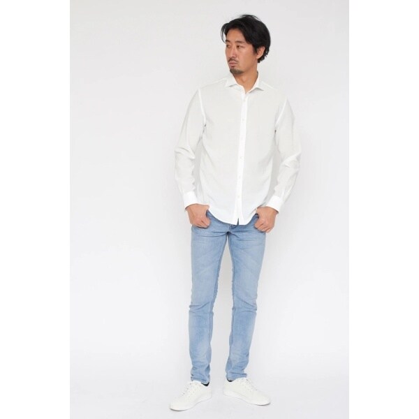 ハイストリート（HIGH STREET）/HIGH STREET∴シック＆シンドライストレッチカッタウェイシャツ_5