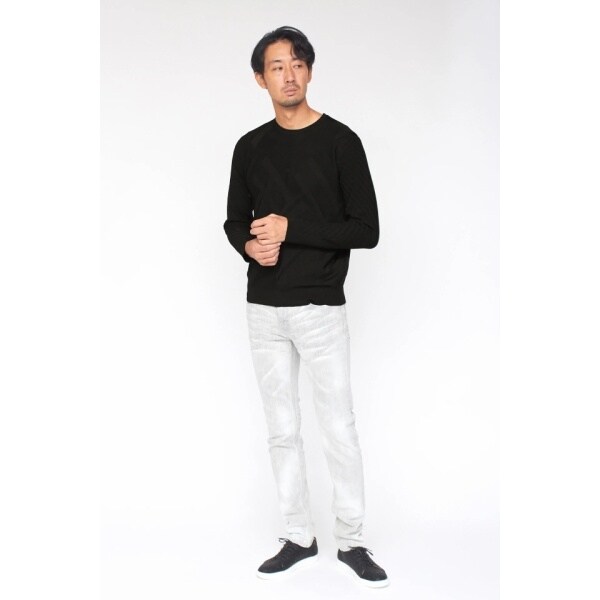 ハイストリート（HIGH STREET）/HIGH STREET∴キカリンクスコンビクルーネックニット_5