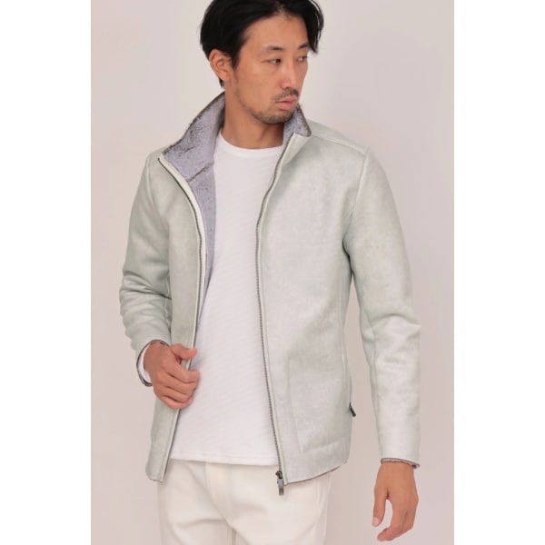 ハイストリート（HIGH STREET）/HIGH STREET∴フェイクムートンスタンドブルゾン