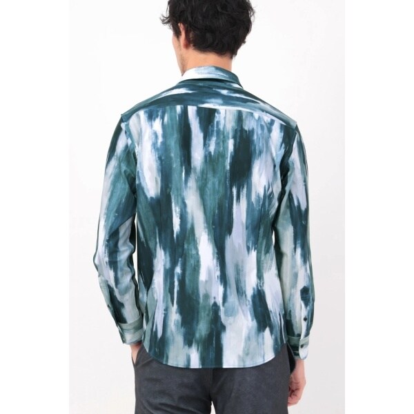 ハイストリート（HIGH STREET）/HIGH STREET∴ハイテンションFlow paintingプリントシャツ_6