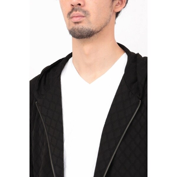 ハイストリート(HIGH STREET)/HIGH STREET∴アラベスク柄ジャカードZipパーカー ハイストリート(HIGH STREET)/HIGH STREET∴アラベスク柄ジャカードZipパーカー