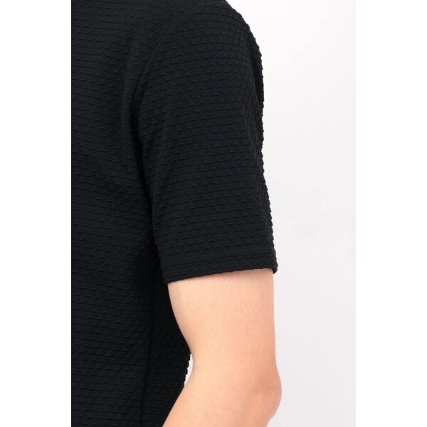 ハイストリート(HIGH STREET)/HIGH STREET∴RIPAトライアングルモノグラムVネック半袖カットソー ハイストリート(HIGH STREET)/HIGH STREET∴RIPAトライアングルモノグラムVネック半袖カットソー