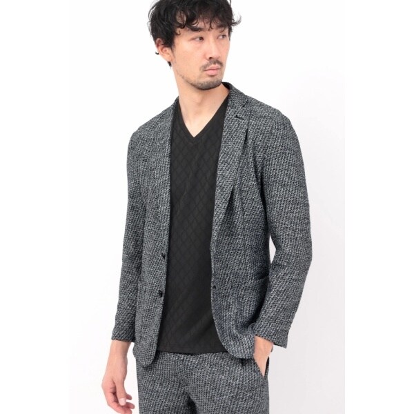 ハイストリート（HIGH STREET）/HIGH STREET∴メランジカルゼジャージジャケット