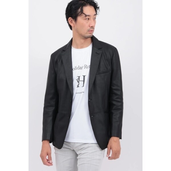 ハイストリート（HIGH STREET）/ゴートナッパランレザーJK_1