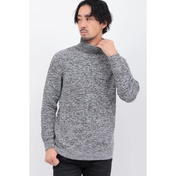 ハイストリート（HIGH STREET）/HIGH STREET∴バイアスリンクスモールタートルネックKN