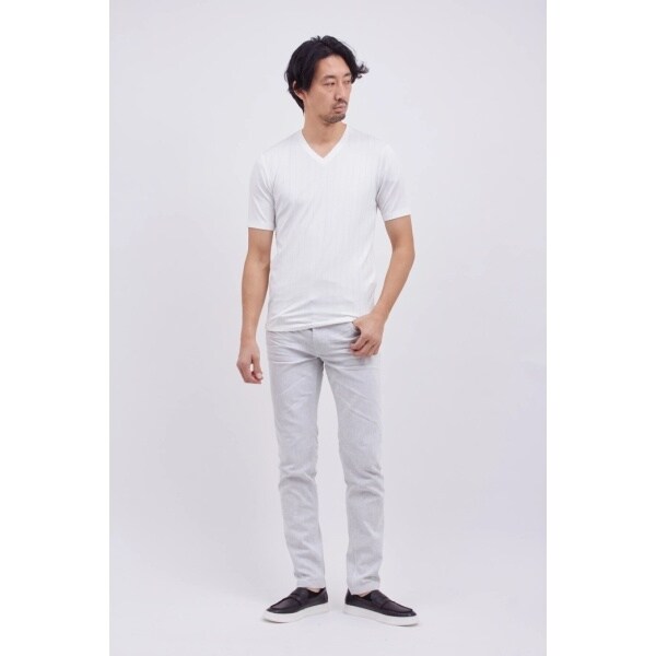 ハイストリート(HIGH STREET)/HIGH STREET∴リネアJQハンソデVネック ハイストリート(HIGH STREET)/HIGH STREET∴リネアJQハンソデVネック