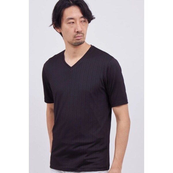 ハイストリート(HIGH STREET)/HIGH STREET∴リネアJQハンソデVネック ハイストリート(HIGH STREET)/HIGH STREET∴リネアJQハンソデVネック