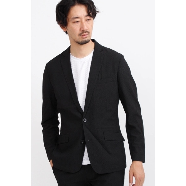 【NEW】ハイストリート（HIGH STREET）/HIGH STREET∴ヘリンボンエアリーサッカーJK_1