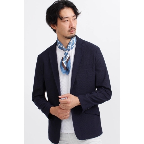 【NEW】ハイストリート（HIGH STREET）/HIGH STREET∴ヘリンボンエアリーサッカーJK_2