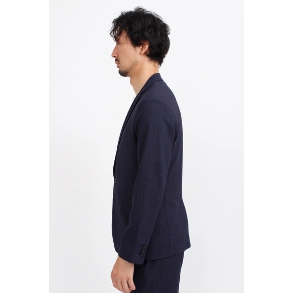 【NEW】ハイストリート（HIGH STREET）/HIGH STREET∴ヘリンボンエアリーサッカーJK_5
