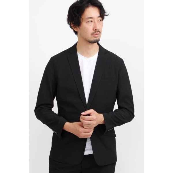 【NEW】ハイストリート（HIGH STREET）/HIGH STREET∴ヘリンボンエアリーサッカーJK_12