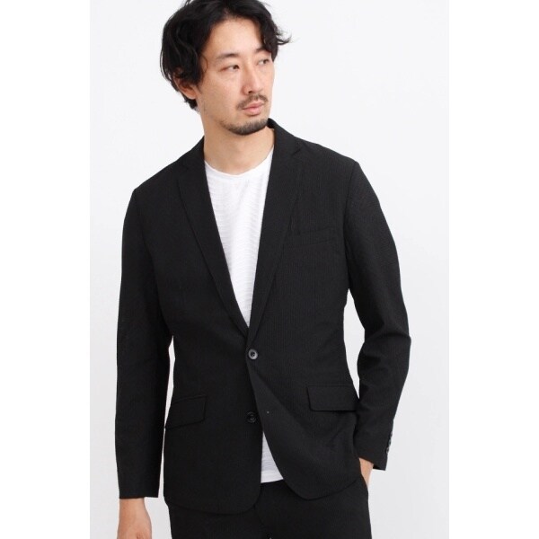 【NEW】ハイストリート（HIGH STREET）/HIGH STREET∴ヘリンボンエアリーサッカーJK_13