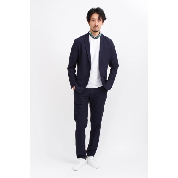 【NEW】ハイストリート（HIGH STREET）/HIGH STREET∴ヘリンボンエアリーサッカーJK_14