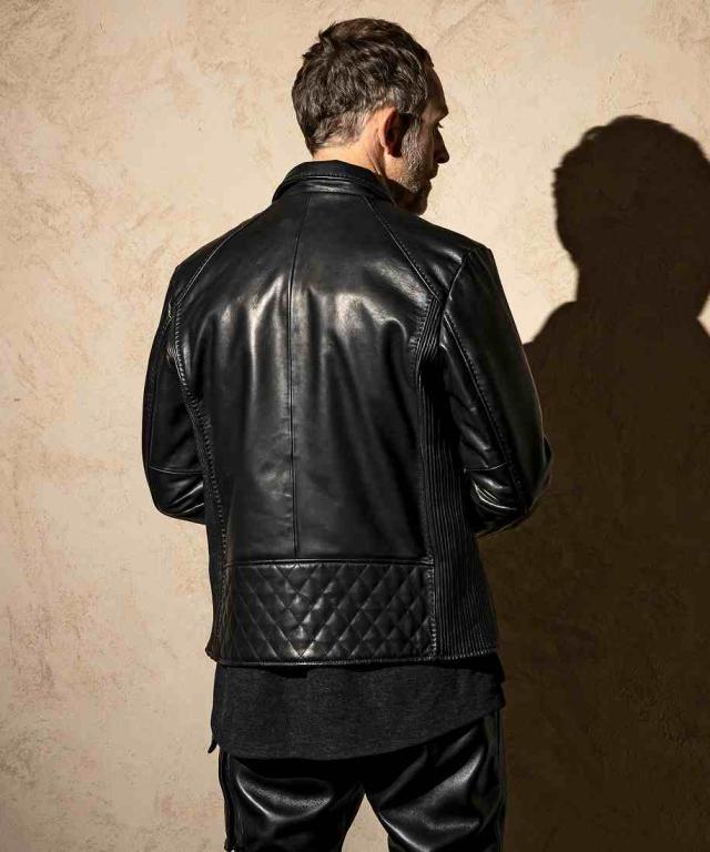 シーディーエム バイ カルぺディエム（CDM BY CARPEDIEM）/C DIEM レザーディフォメーションキルトジャケットの通販は