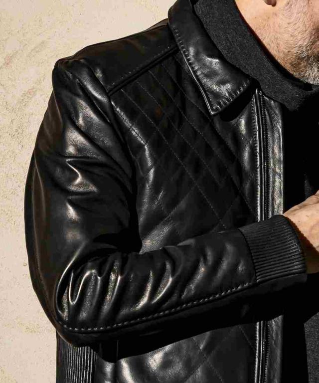 シーディーエム バイ カルぺディエム（CDM BY CARPEDIEM）/C DIEM レザーディフォメーションキルトジャケットの通販は