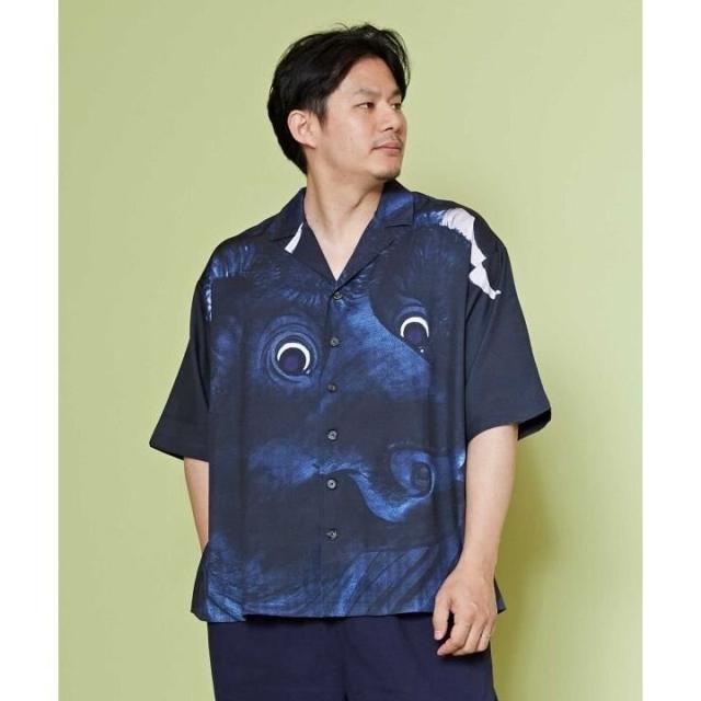 カヤ（kaya）/【カヤ】獣面相メンズシャツの通販はau PAY マーケット