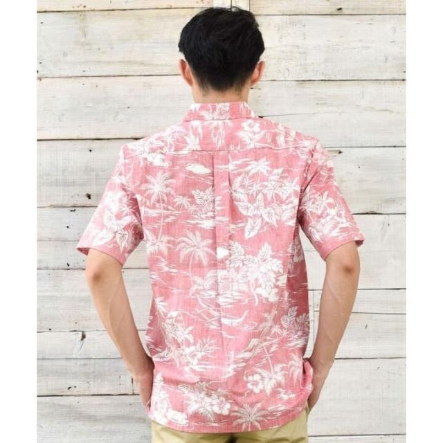 カヒコ（Kahiko）/【カヒコ】シャックアロハメンズシャツ【TWO PALMS】_12