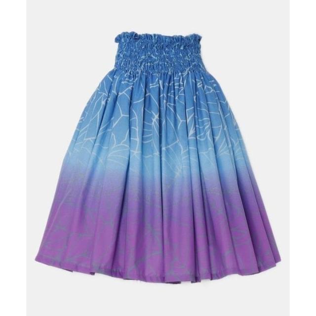 マウナロア（maunaloa）/【マウナロア】【既製品】シングルパウ　73CM丈 タロ/ブルー系