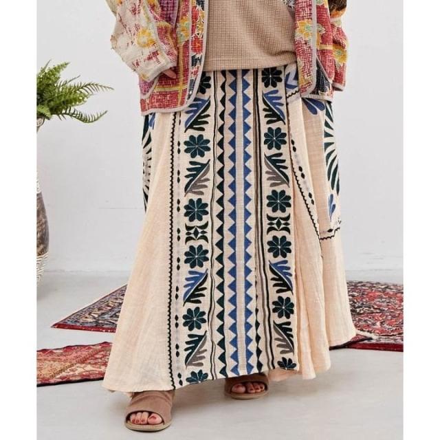 チャイハネ（CAYHANE）/【チャイハネ】バフラ刺繍スカートの通販は