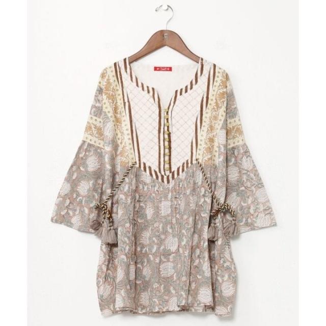 チャイハネ（CAYHANE）/【チャイハネ】アズラクトップス