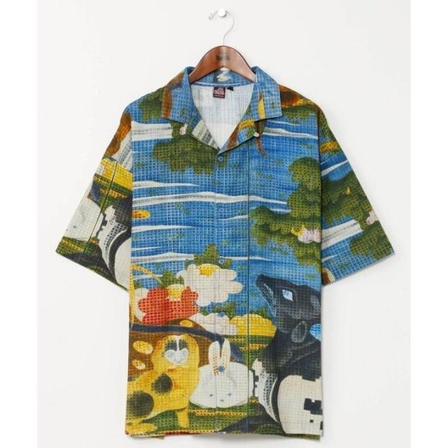 カヤ（kaya）/【カヤ】着る、NIPPON ART 倭の絵シャツLサイズの通販は