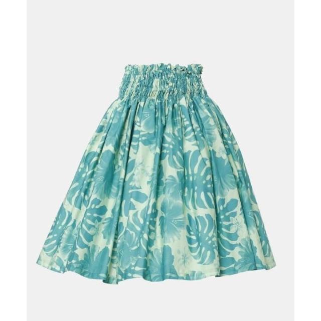 マウナロア（maunaloa）/【マウナロア】【既製品】シングルパウ73CM丈 クラシックガーデン/グリーン系