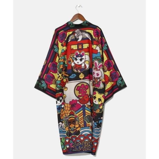 カヤ（kaya）/【カヤ】来福リバーシブル羽織《中村杏子×倭物やカヤ》