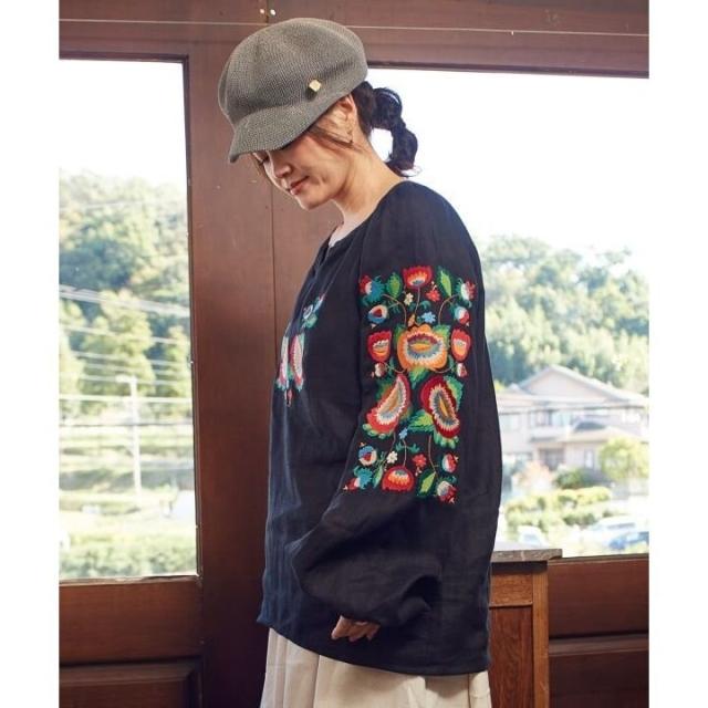 欧州航路（oushukouro）/【欧州航路】ウクライナ刺繍ボレトップスの