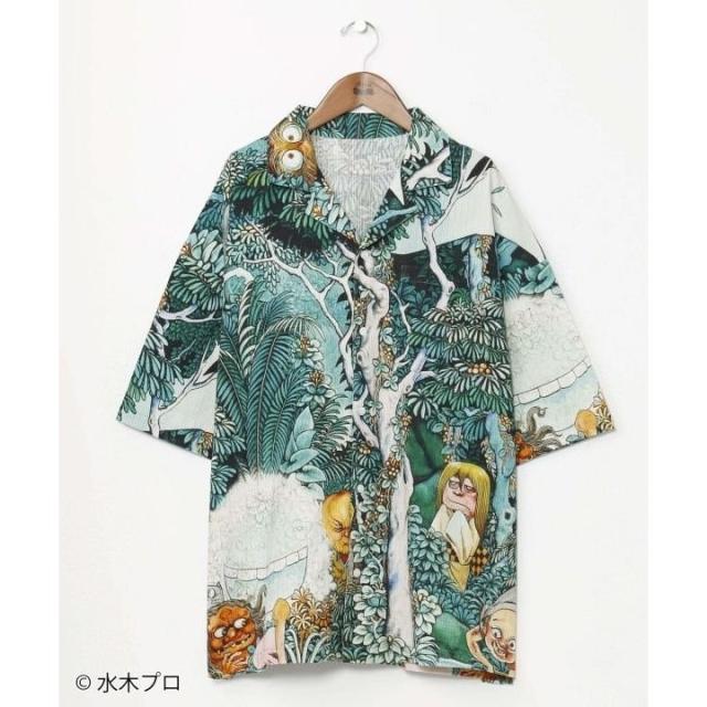 カヤ（kaya）/【カヤ】アロハシャツ（Lサイズ）《水木しげる》