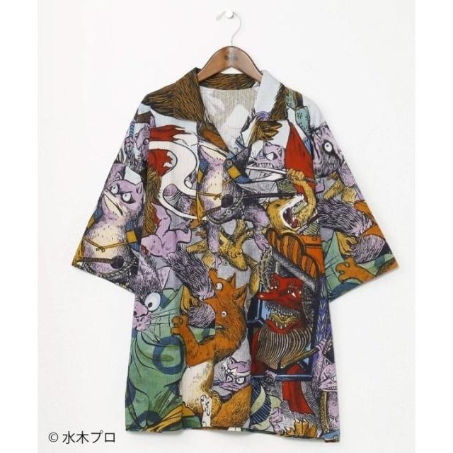 カヤ（kaya）/【カヤ】アロハシャツ（Lサイズ）《水木しげる》
