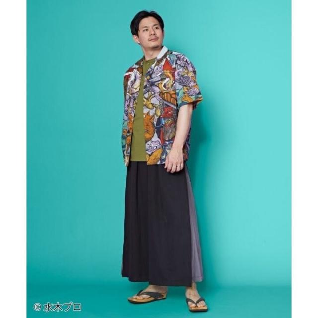 カヤ（kaya）/【カヤ】アロハシャツ（Lサイズ）《水木しげる》