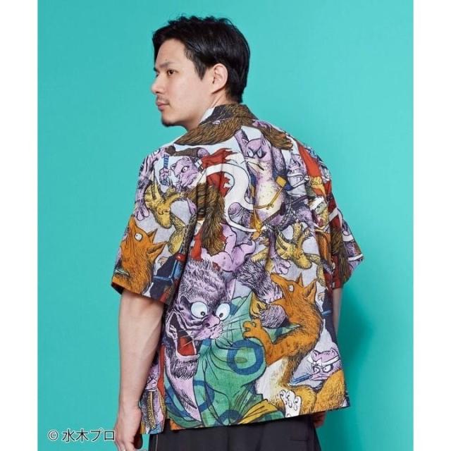 カヤ（kaya）/【カヤ】アロハシャツ（Lサイズ）《水木しげる》