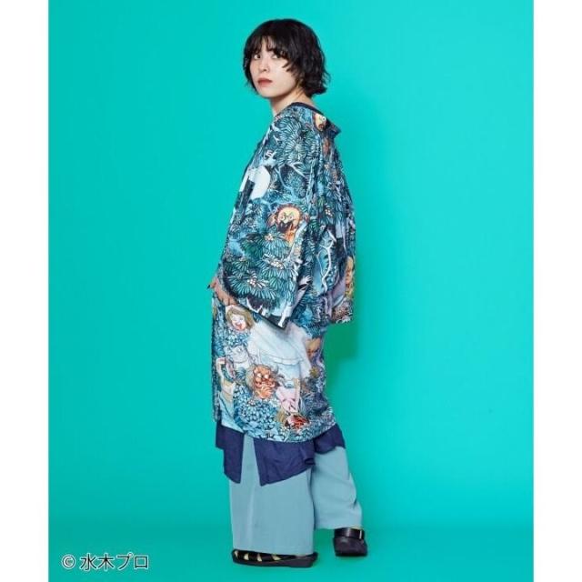 カヤ（kaya）/【カヤ】リバーシブル羽織《水木しげる》