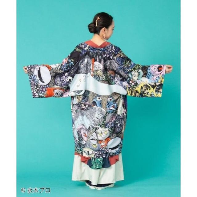 カヤ（kaya）/【カヤ】リバーシブル羽織《水木しげる》