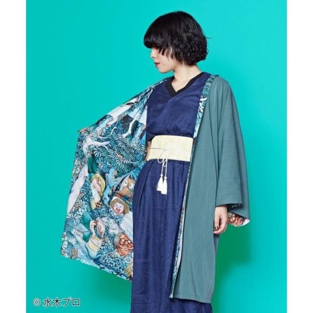 カヤ（kaya）/【カヤ】リバーシブル羽織《水木しげる》