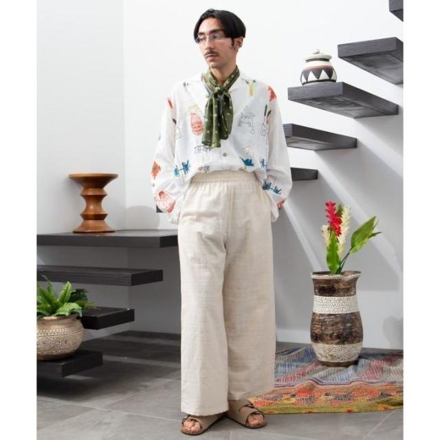 チャイハネ（CAYHANE）/【チャイハネ】ラジャラン刺繍メンズシャツ_3